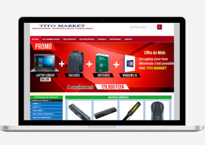 Création site internet Tito Market