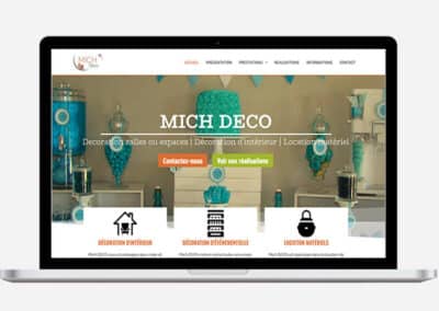Création de site web michdeco