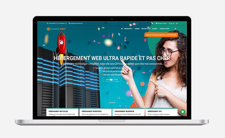 Création de site web numerixhost