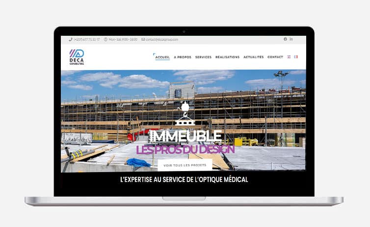 Création site web Déca consulting